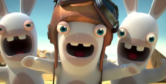 Les Lapins crétins : Invasion — Animation, montage et mixage son par Robin Michel